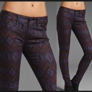 Free People Purple Tribal Pants